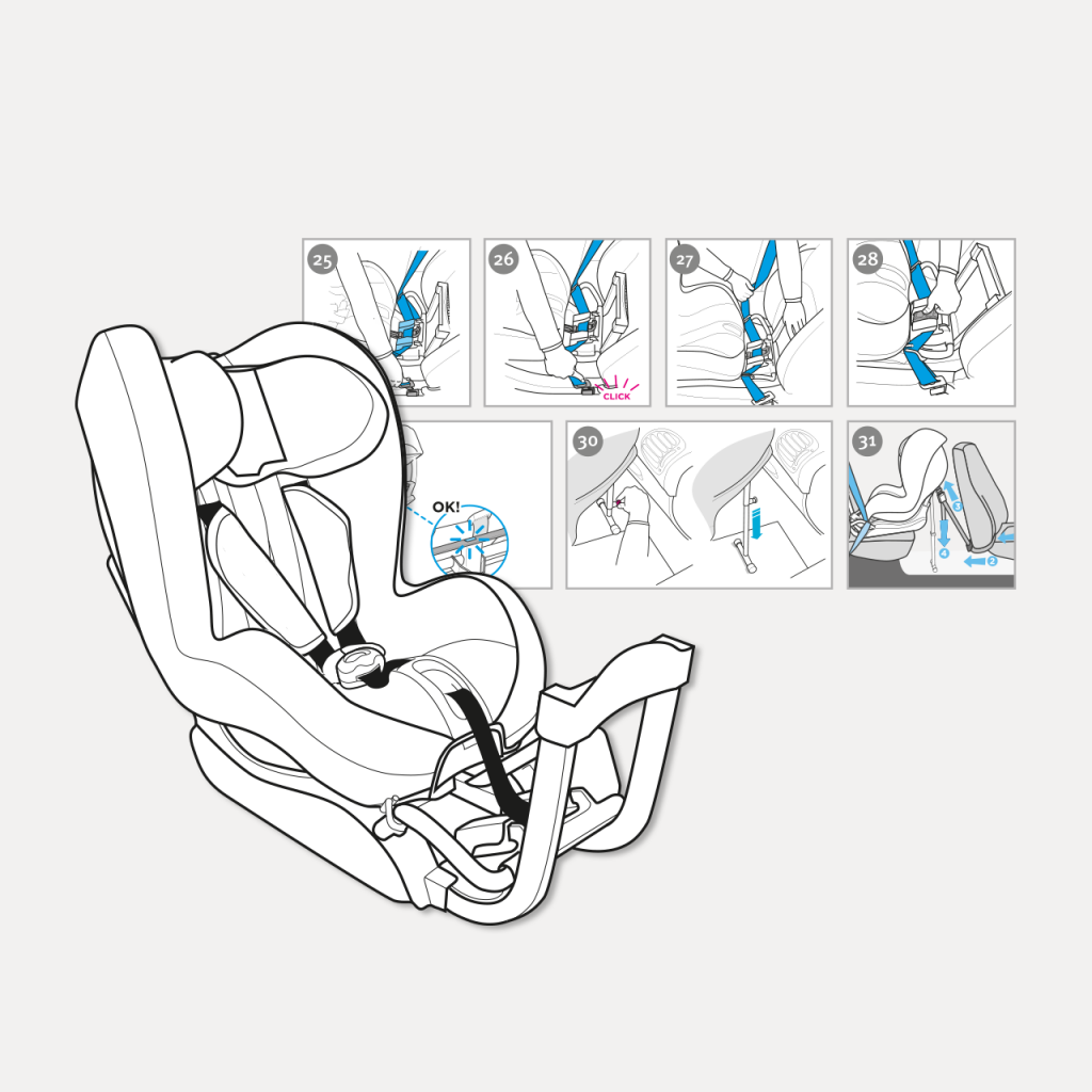 Graco – Illustrationen für Bedienungsanleitungen