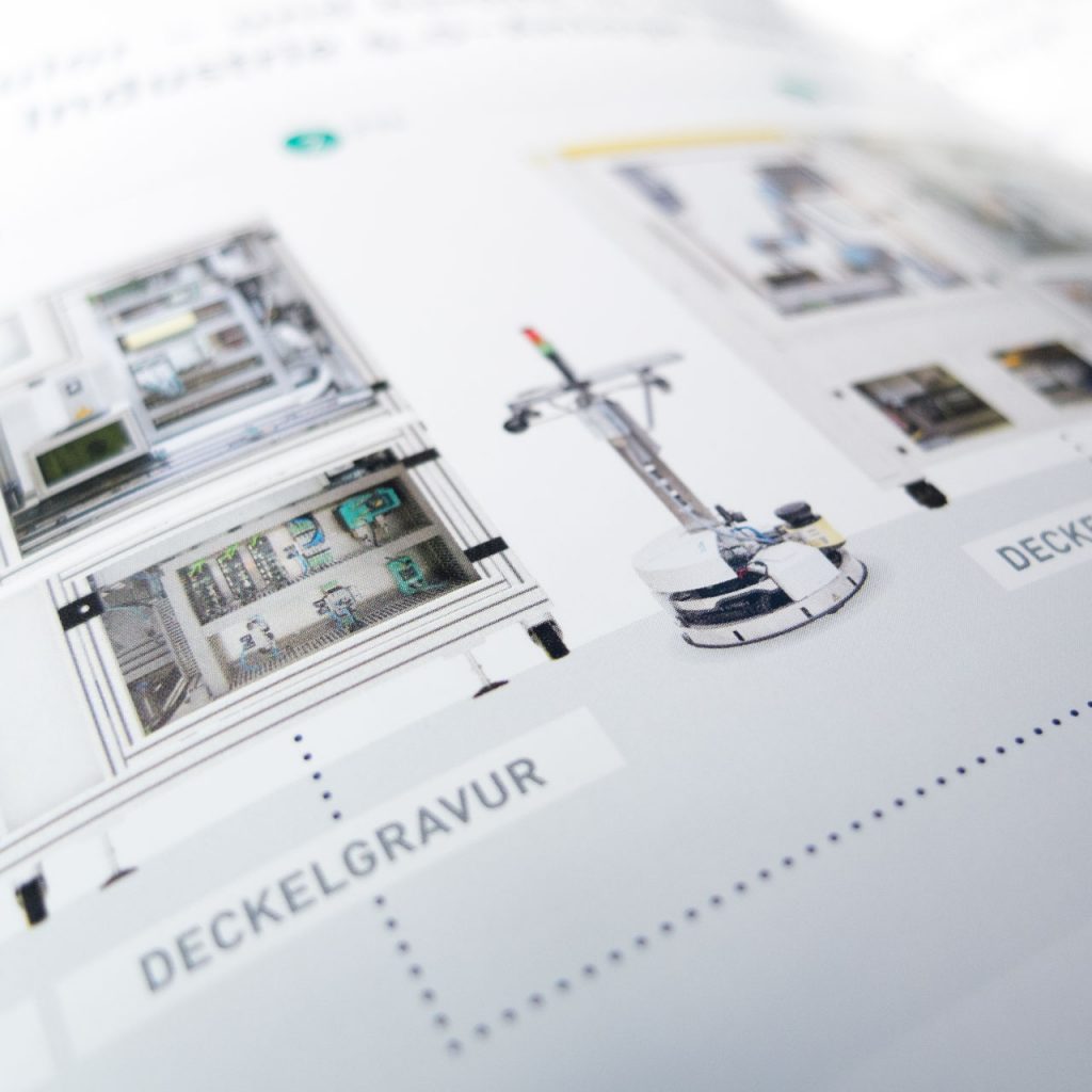 Schematische Darstellung der Industrie 4.0-Anlage, Detail