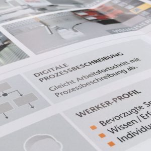 Detail des Flyers für MiniTec SmartSolutions GmbH, 6-seitig, DE & EN