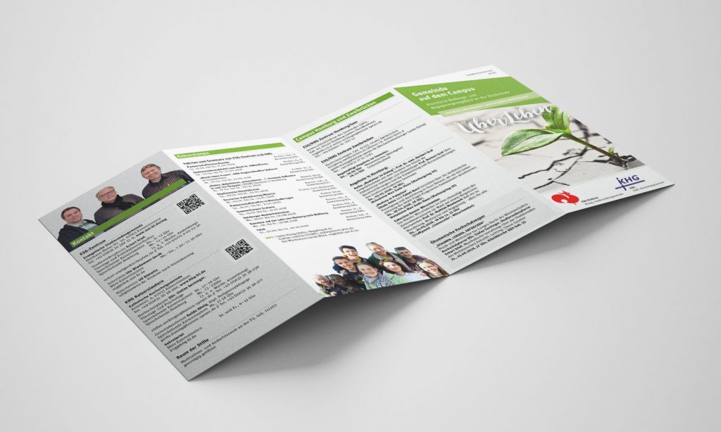 Leaflet für ESG & KHG Kaiserslautern. SS 2018