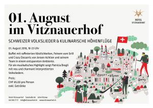 Flyer für ein Event im Vitznauerhof